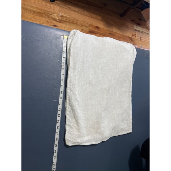 Arie Womens White Strapless Jumpsuit L Gauzy Pockets Beach Vacation Resort - Picture 13 of 16